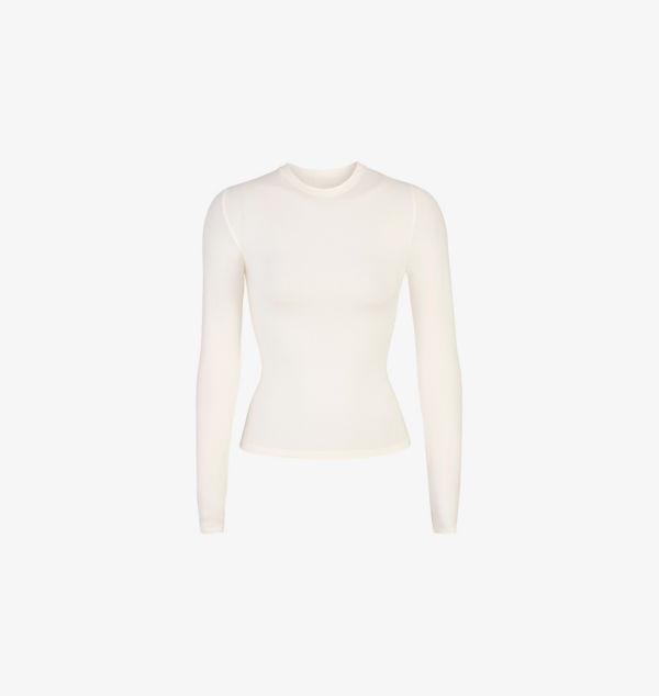 Футболка с круглым вырезом из эластичного хлопка Skims, цвет marble
Футболка с круглым вырезом из эластичного хлопка Skims, цвет marble