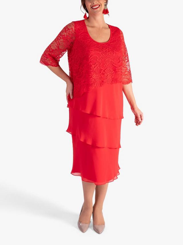 Многослойное платье миди с цветочной кружевной отделкой chesca, цвет Poppy
Многослойное платье миди с цветочной кружевной отделкой chesca, цвет Poppy