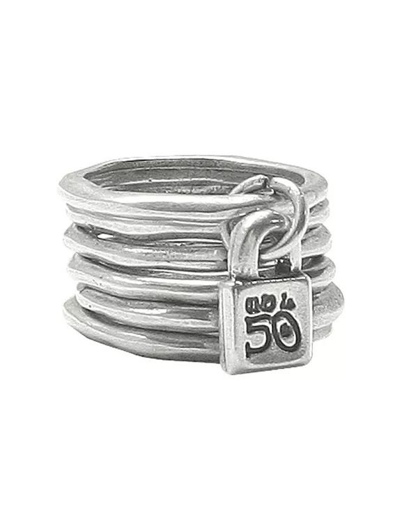 Кольцо из сплава металлов «Заключенный» Unode50, silver