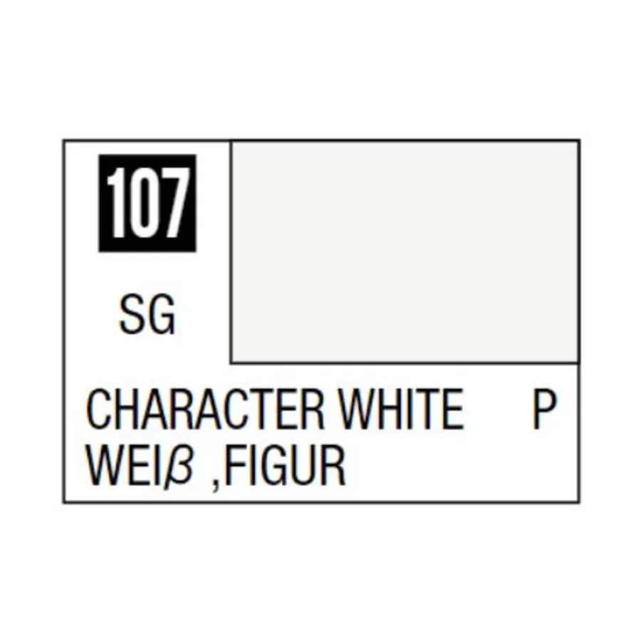 Полуглянцевый символ белого цвета, Mr. Color Paints
Полуглянцевый символ белого цвета, Mr. Color Paints