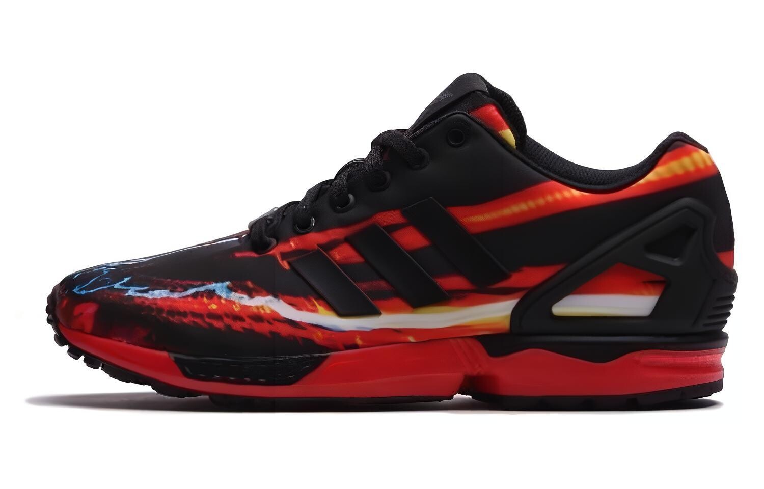 Кроссовки Adidas ZX Flux Blurred Lights, черный/красный 
Кроссовки Adidas ZX Flux Blurred Lights, черный/красный