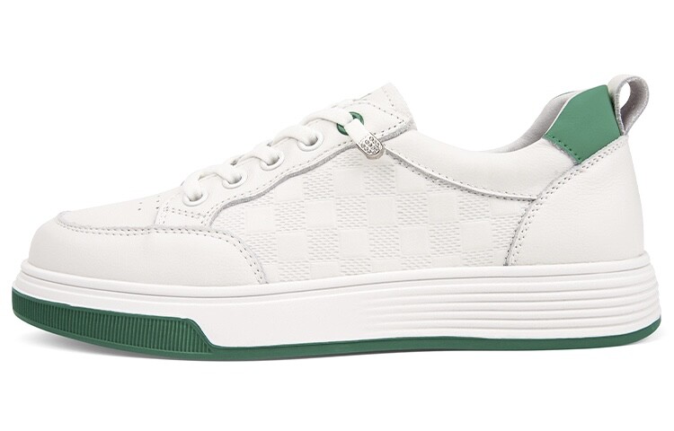 Кеды, скейтборд обувь женская низкая Boerdiqi, белый/зеленый
Кеды, скейтборд обувь женская низкая Boerdiqi, белый/зеленый