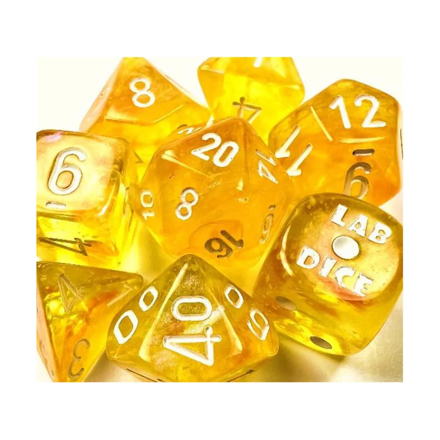 Poly Set Borealis Luminary Canary с бело-зеленым (8), Dice - Lab - Poly Sets (Chessex)
Poly Set Borealis Luminary Canary с бело-зеленым (8), Dice - Lab - Poly Sets (Chessex)