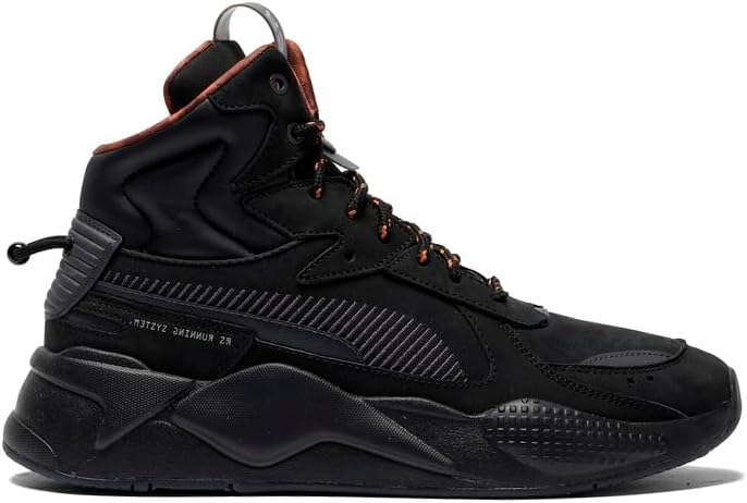 Мужские кроссовки PUMA RS-X Mid Black Ice с шнуровкой, повседневные- черные
Мужские кроссовки PUMA RS-X Mid Black Ice с шнуровкой, повседневные- черные