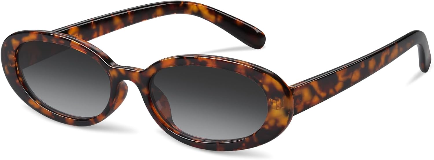 Солнцезащитные очки DANAMY для женщин и мужчин, ретро-очки овальной формы, модные маленькие овальные солнцезащитные очки в стиле 90-х, винтажные очки для вождения, Leopard Frame-gradient Grey
Солнцезащитные очки DANAMY для женщин и мужчин, ретро-очки овальной формы, модные маленькие овальные солнцезащитные очки в стиле 90-х, винтажные очки для вождения, Leopard Frame-gradient Grey