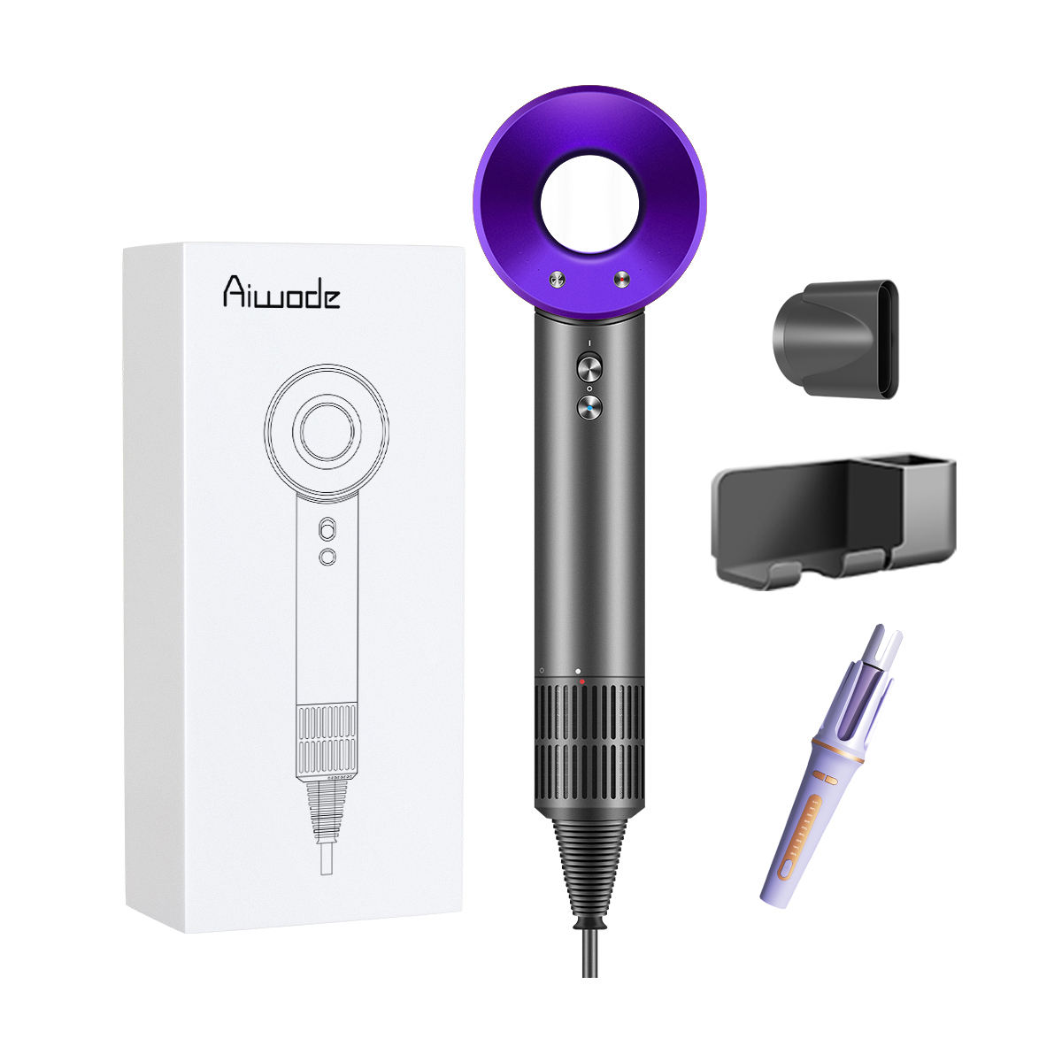 Фен K22 с постоянной температурой Ai Wo De, Purple
Фен K22 с постоянной температурой Ai Wo De, Purple