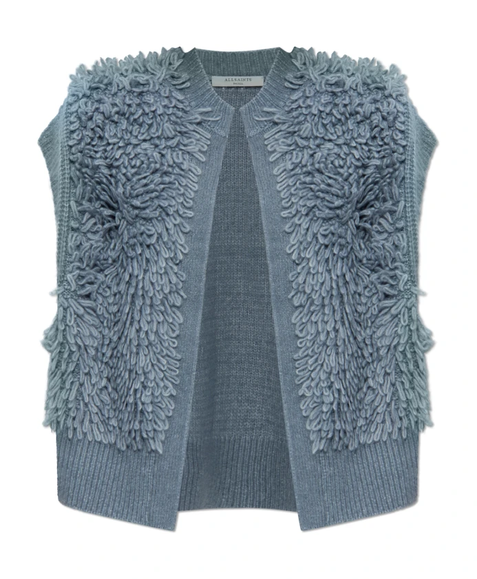 Жилет Элиаса Allsaints, синий
Жилет Элиаса Allsaints, синий