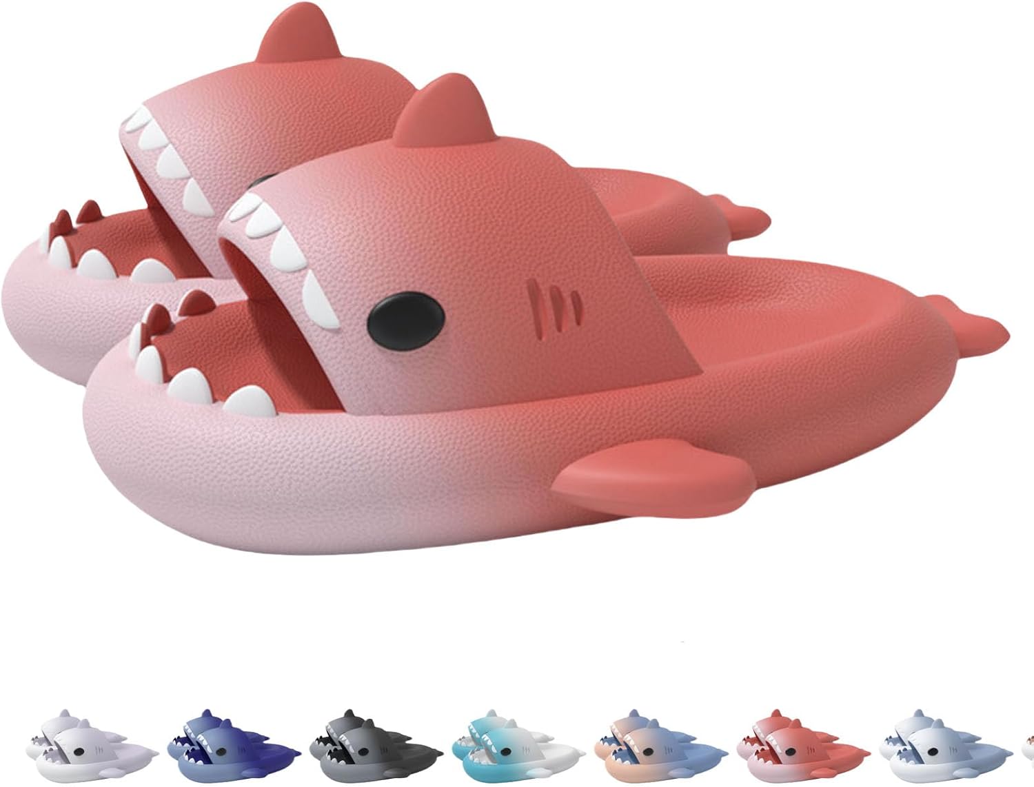 Шлепанцы с двухцветным градиентом с изображением акулы, нескользящие, с открытым носком и мягкой подошвой Generic, красный
Шлепанцы с двухцветным градиентом с изображением акулы, нескользящие, с открытым носком и мягкой подошвой Generic, красный