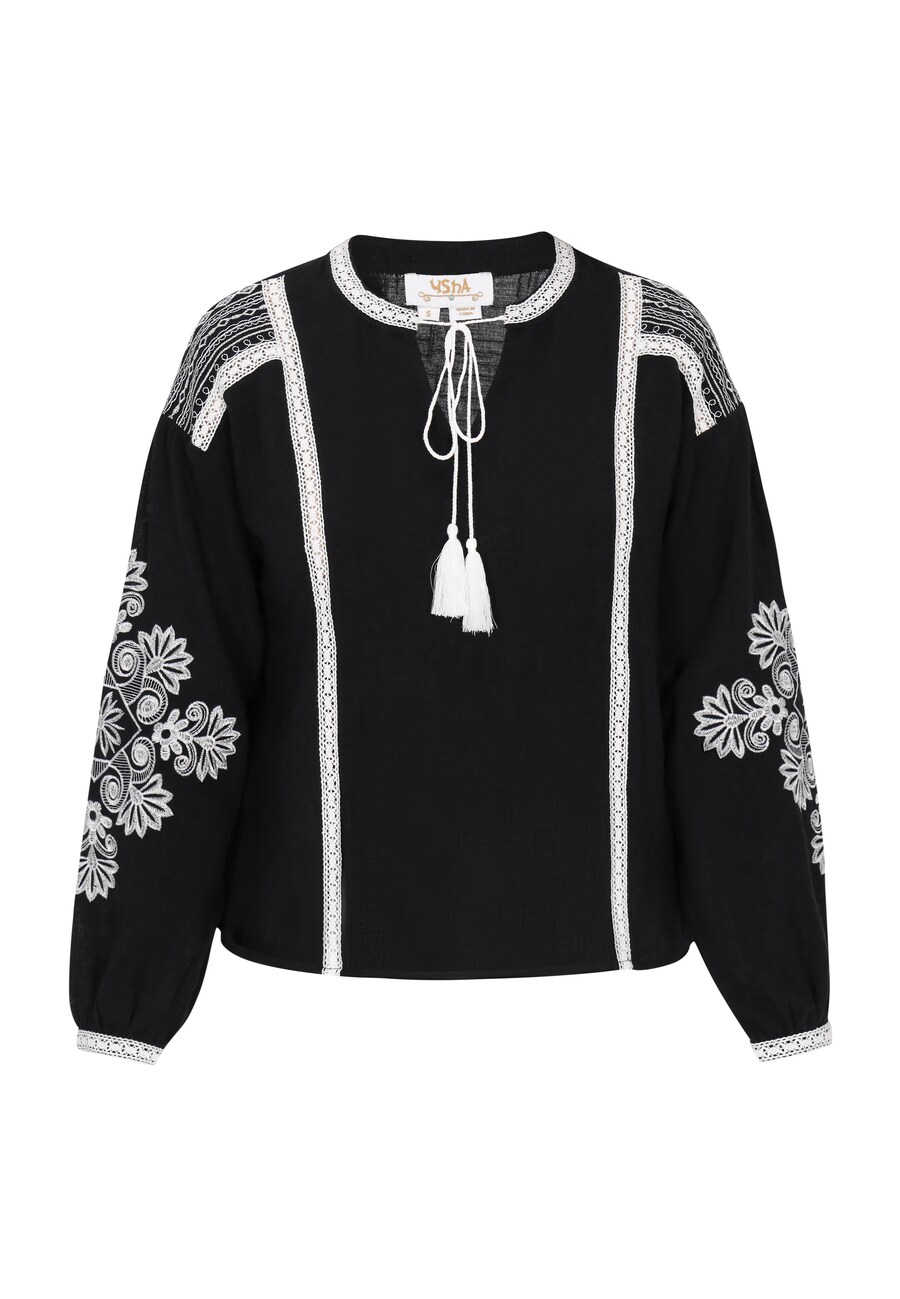 Блуза usha FESTIVAL Spring Summer, черный
Блуза usha FESTIVAL Spring Summer, черный