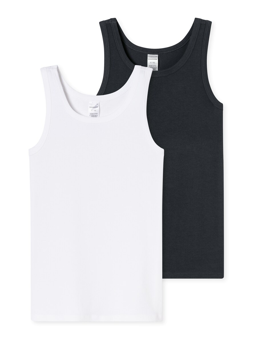 Майка SCHIESSER 95/5, цвет Graphite/White
Майка SCHIESSER 95/5, цвет Graphite/White