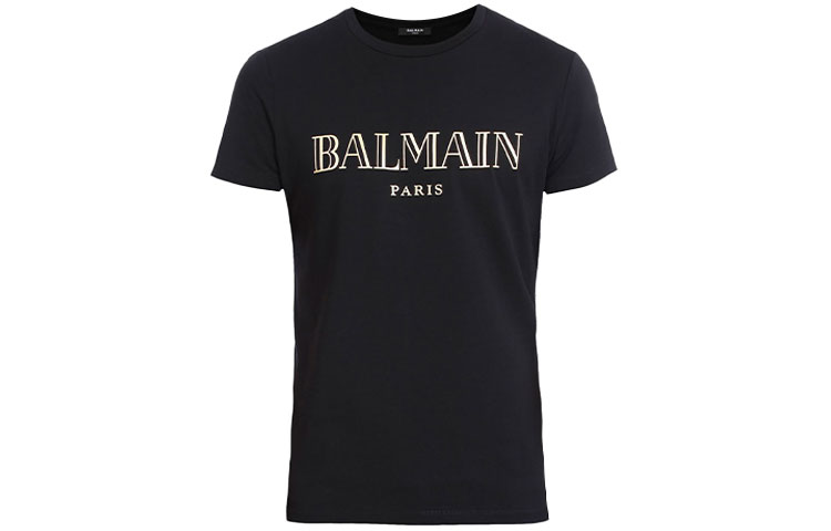 Футболка с логотипом BALMAIN, черный
Футболка с логотипом BALMAIN, черный