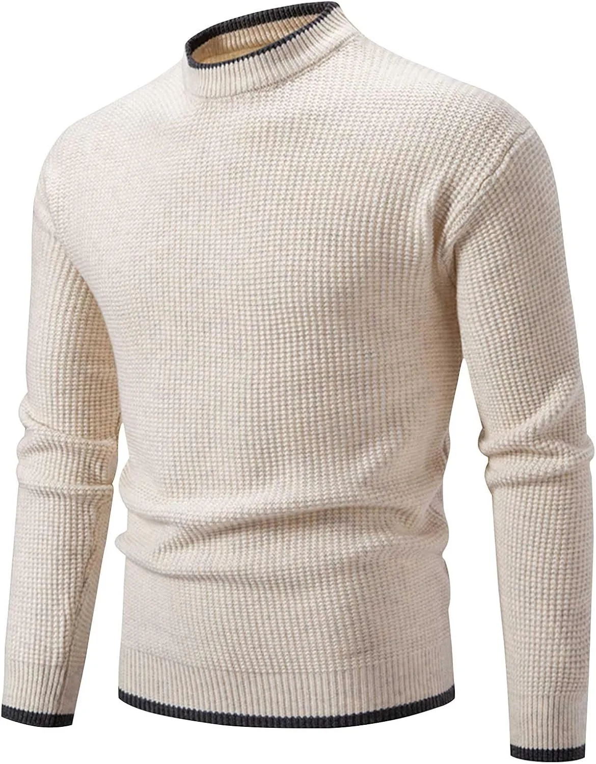 Мужской свитер с круглым вырезом и длинными рукавами, свободный крой, кабельная вязка AQAYL
Мужской свитер с круглым вырезом и длинными рукавами, свободный крой, кабельная вязка AQAYL