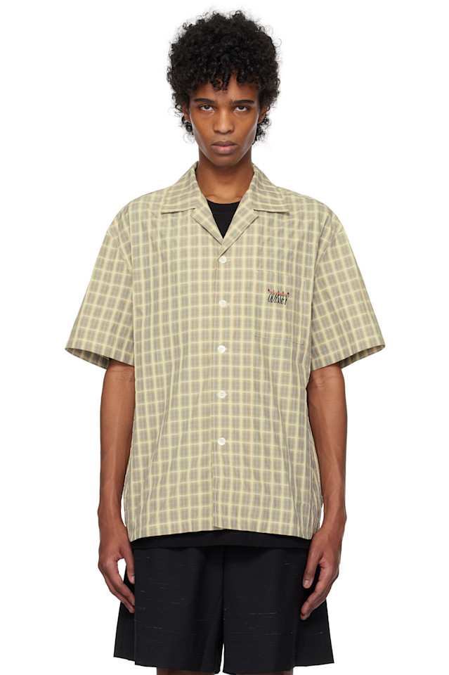 Чековая рубашка с коротким рукавом Kijun, бежевый
Чековая рубашка с коротким рукавом Kijun, бежевый