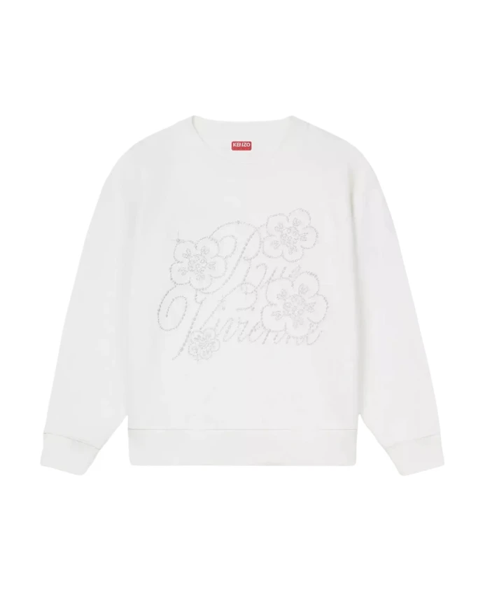 Белая толстовка с кристаллическим логотипом в виде созвездия Kenzo, белый
Белая толстовка с кристаллическим логотипом в виде созвездия Kenzo, белый