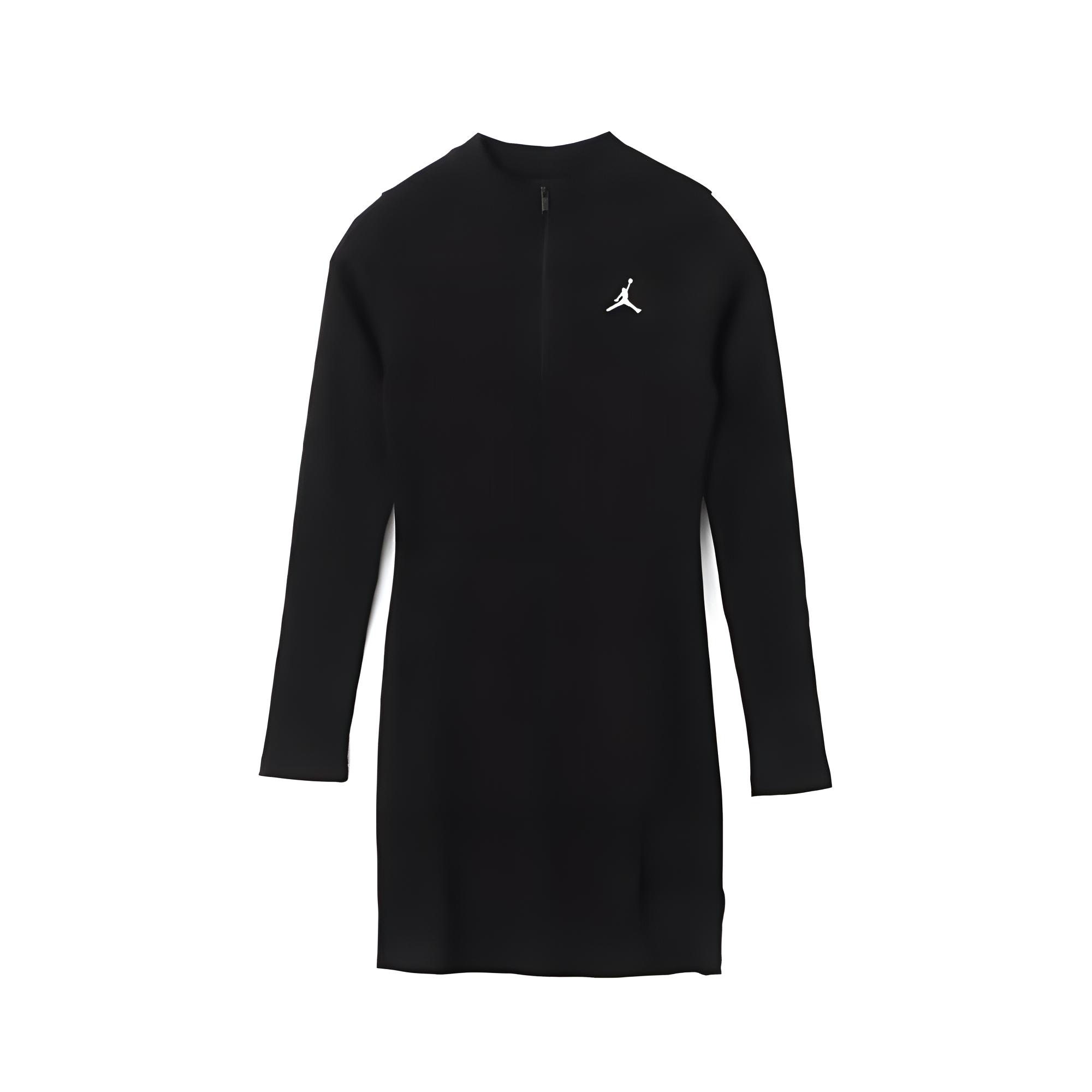 Женское платье с длинным рукавом и полузастежкой Jordan, черный
Женское платье с длинным рукавом и полузастежкой Jordan, черный