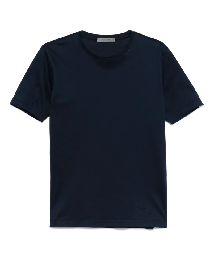 Вышитая хлопковая футболка, изготовленная в Италии. Corneliani, синий
Вышитая хлопковая футболка, изготовленная в Италии. Corneliani, синий