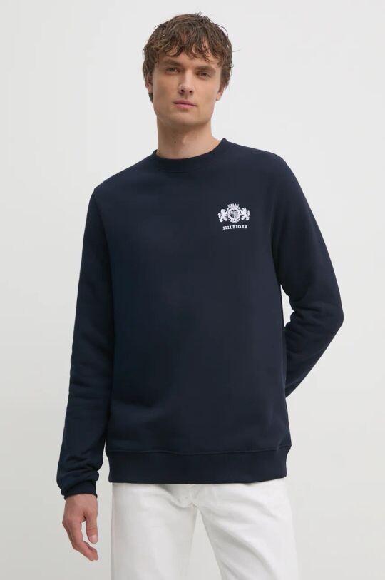 Хлопковая толстовка Tommy Hilfiger, темно-синий
Хлопковая толстовка Tommy Hilfiger, темно-синий