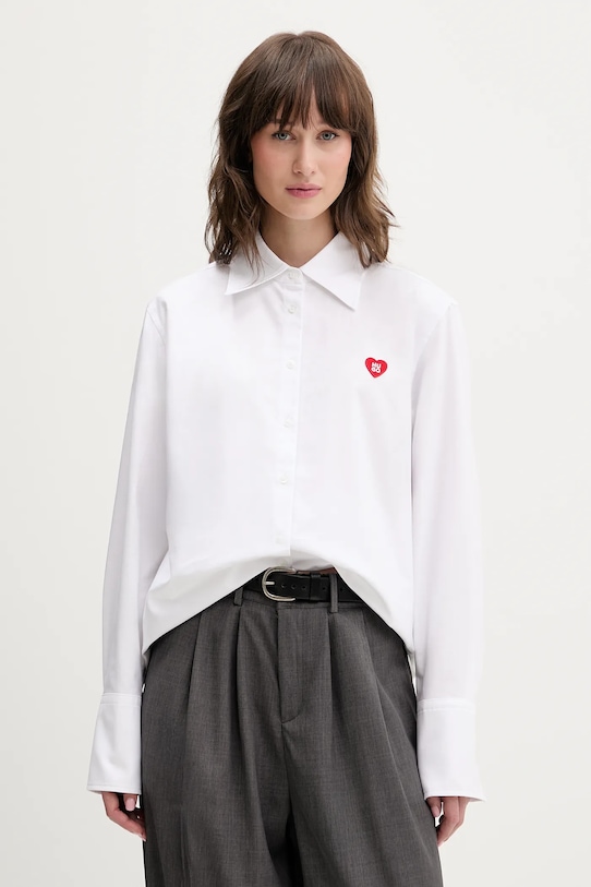 Хлопковая рубашка эрселия HUGO, белый
Хлопковая рубашка эрселия HUGO, белый