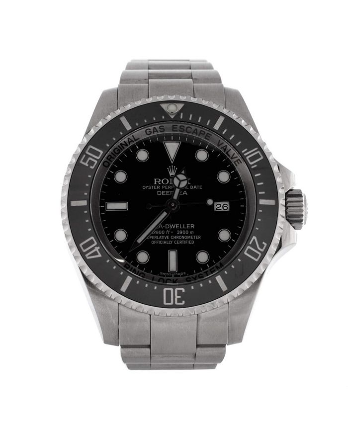 Часы Oyster Perpetual Deepsea Sea-Dweller Automatic из нержавеющей стали и Cerachrom 44 мм Pre-Owned Rolex, черный
Часы Oyster Perpetual Deepsea Sea-Dweller Automatic из нержавеющей стали и Cerachrom 44 мм Pre-Owned Rolex, черный