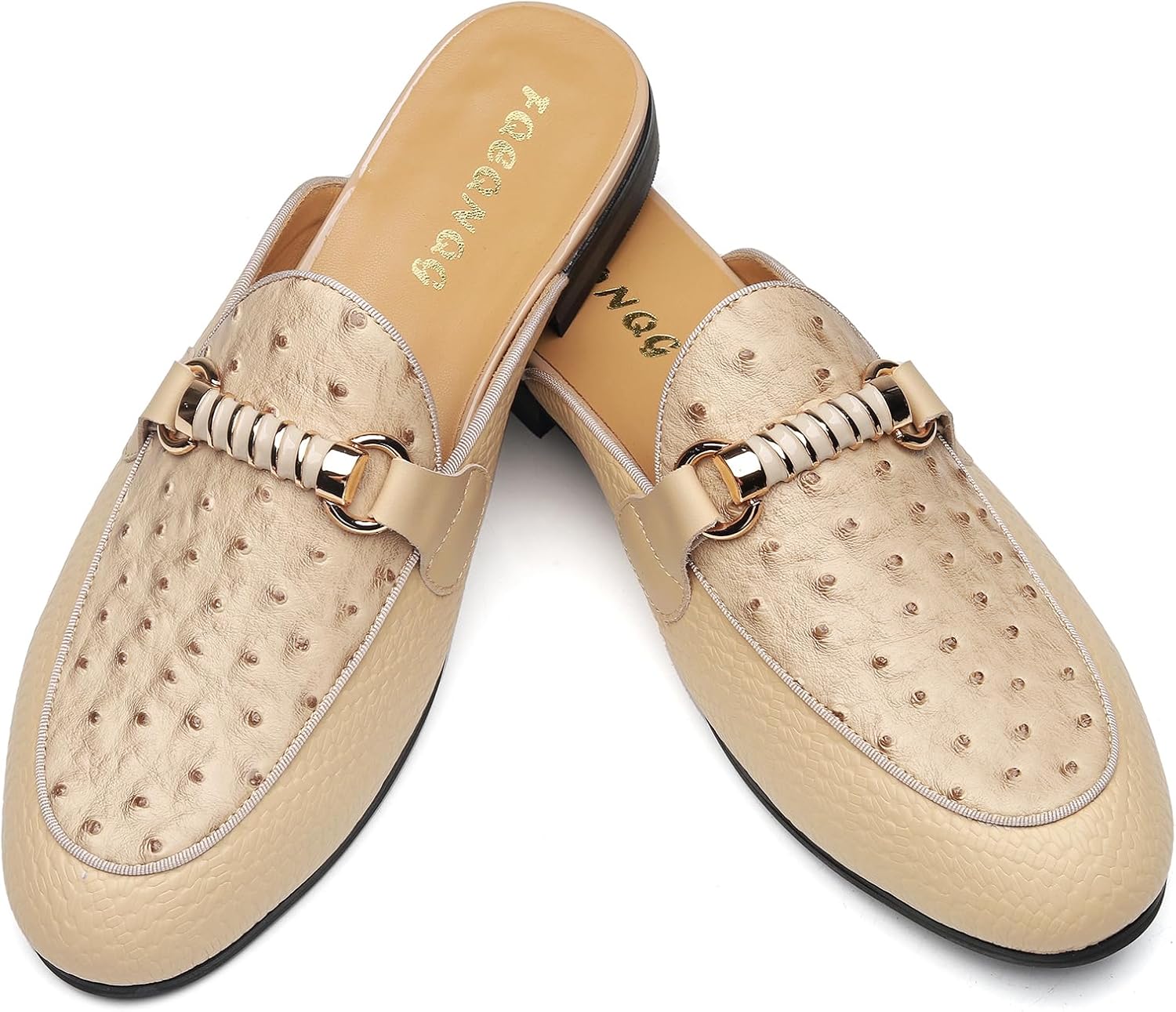 Мужские слипоны-мюли, модные дышащие кожаные слипоны, вечерние повседневные тапочки без задника Fqeqnqg, бежевый
Мужские слипоны-мюли, модные дышащие кожаные слипоны, вечерние повседневные тапочки без задника Fqeqnqg, бежевый