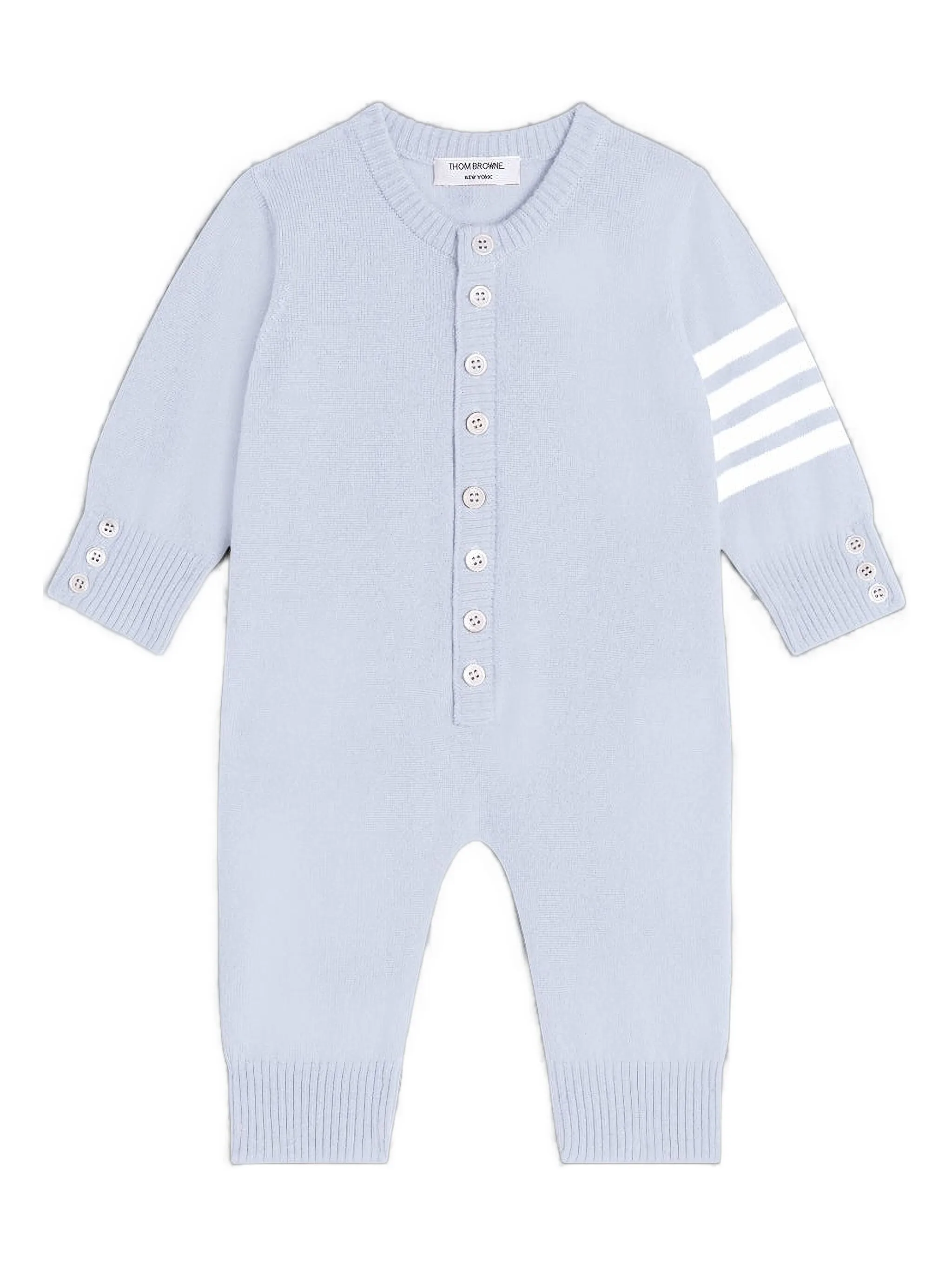 Комбинезон на пуговицах с полосками 4-Bar Thom Browne Kids, синий
Комбинезон на пуговицах с полосками 4-Bar Thom Browne Kids, синий