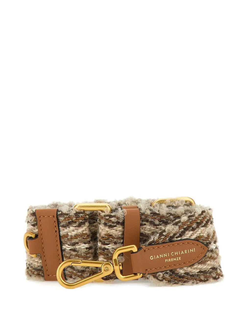 Твидовый ремень для сумки GIANNI CHIARINI, коричневый
Твидовый ремень для сумки GIANNI CHIARINI, коричневый