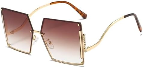 2026 Модные безободковые квадратные солнцезащитные очки для женщин, винтажные солнцезащитные очки с бриллиантами, разноцветные, защита от УФ-излучения UV400 MTZJH, Brown2730
2026 Модные безободковые квадратные солнцезащитные очки для женщин, винтажные солнцезащитные очки с бриллиантами, разноцветные, защита от УФ-излучения UV400 MTZJH, Brown2730