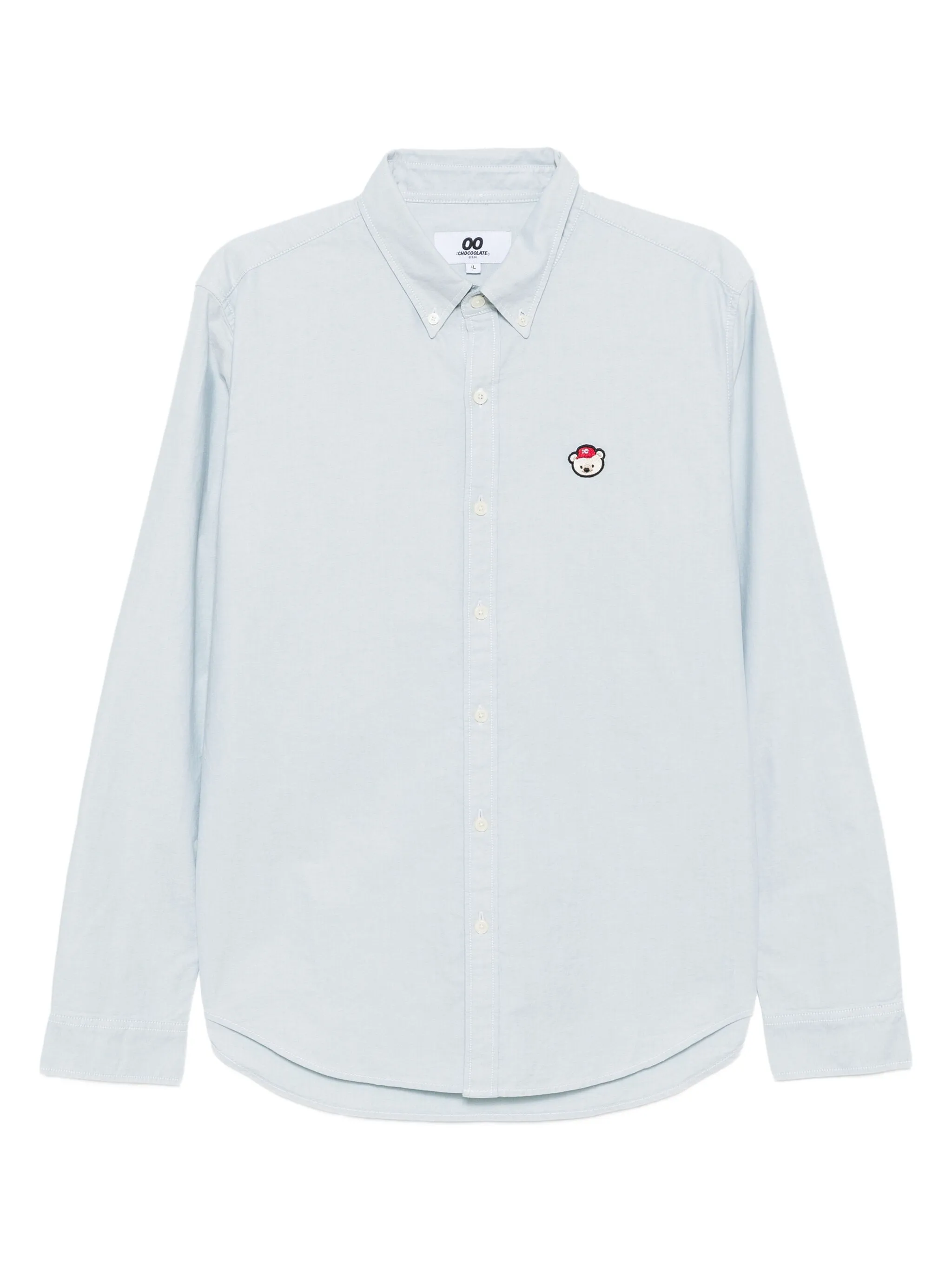 Рубашка с вышитым логотипом Chocoolate, зеленый
Рубашка с вышитым логотипом Chocoolate, зеленый