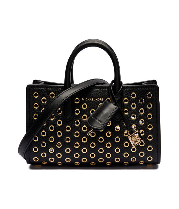 Сумка-тоут женская Michael Kors кожаная с заклепками, черный
Сумка-тоут женская Michael Kors кожаная с заклепками, черный