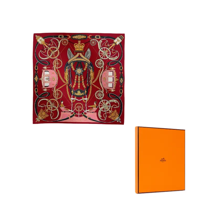 HERMES Шёлковый шарф, Red
HERMES Шёлковый шарф, Red