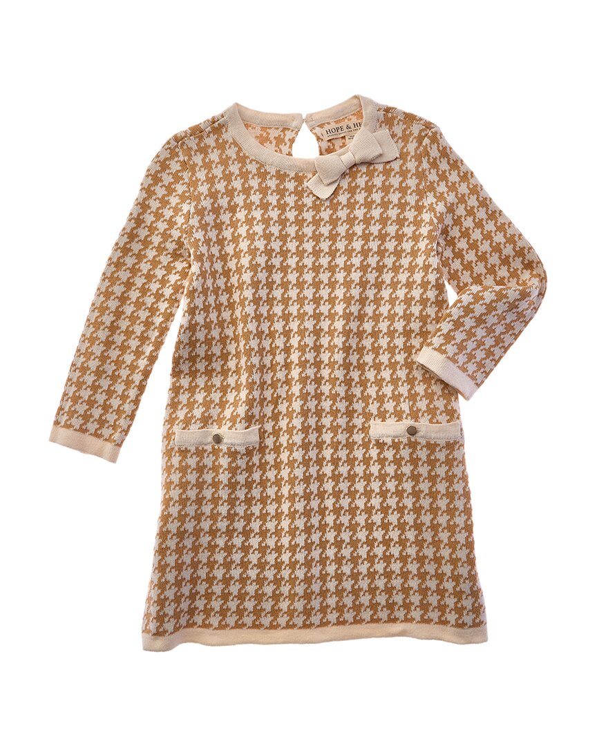 Платье-свитер Hope & Henry в клетку «гусиная лапка», коричневый
Платье-свитер Hope & Henry в клетку «гусиная лапка», коричневый