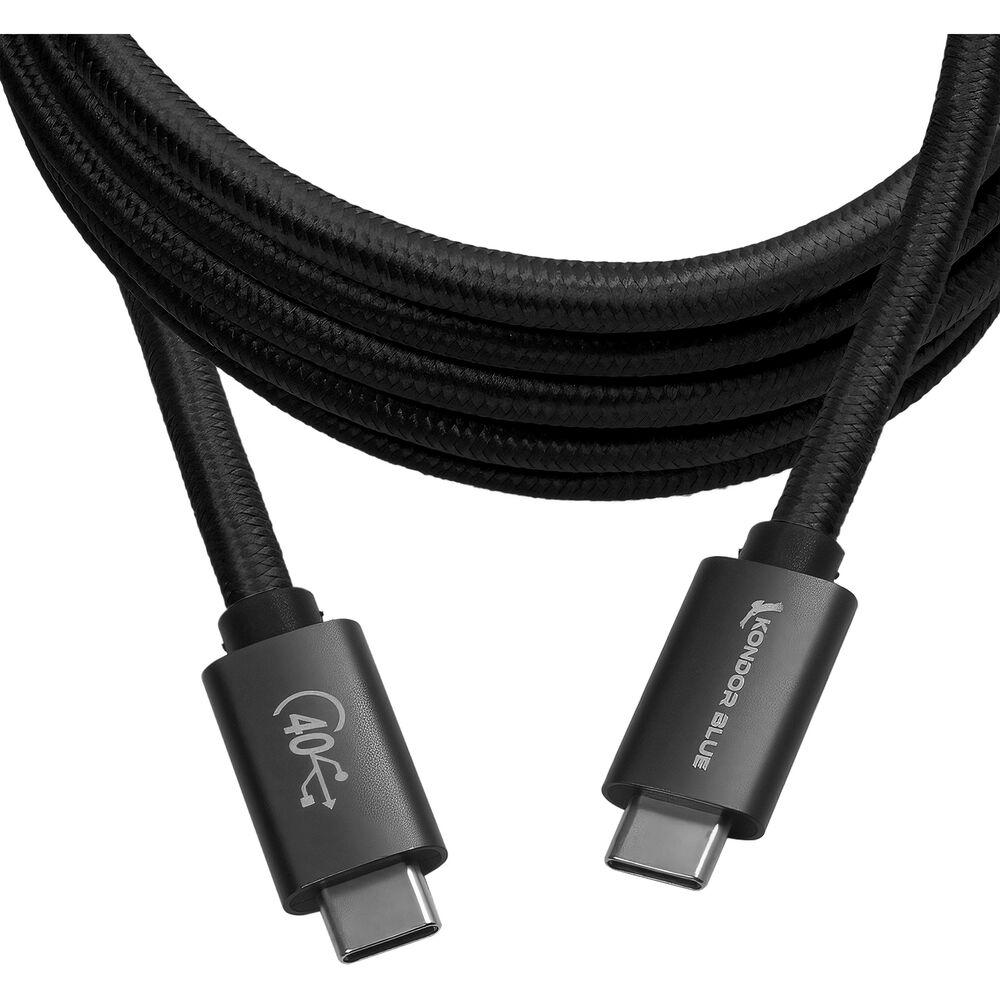 Кабель USB-C Kondor Blue USB-C Cable (6', Raven Black) KB_USB4C_6_BK
Кабель USB-C Kondor Blue USB-C Cable (6', Raven Black) KB_USB4C_6_BK