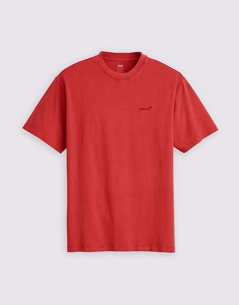 Футболка свободного кроя с тональным логотипом, винтажная, красного цвета Levi'S
Футболка свободного кроя с тональным логотипом, винтажная, красного цвета Levi'S