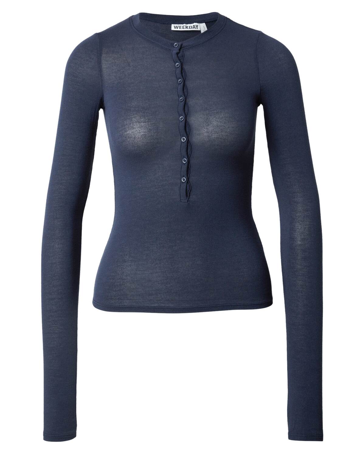 WEEKDAY Лонгслив в морском синем цвете
WEEKDAY Лонгслив в морском синем цвете
