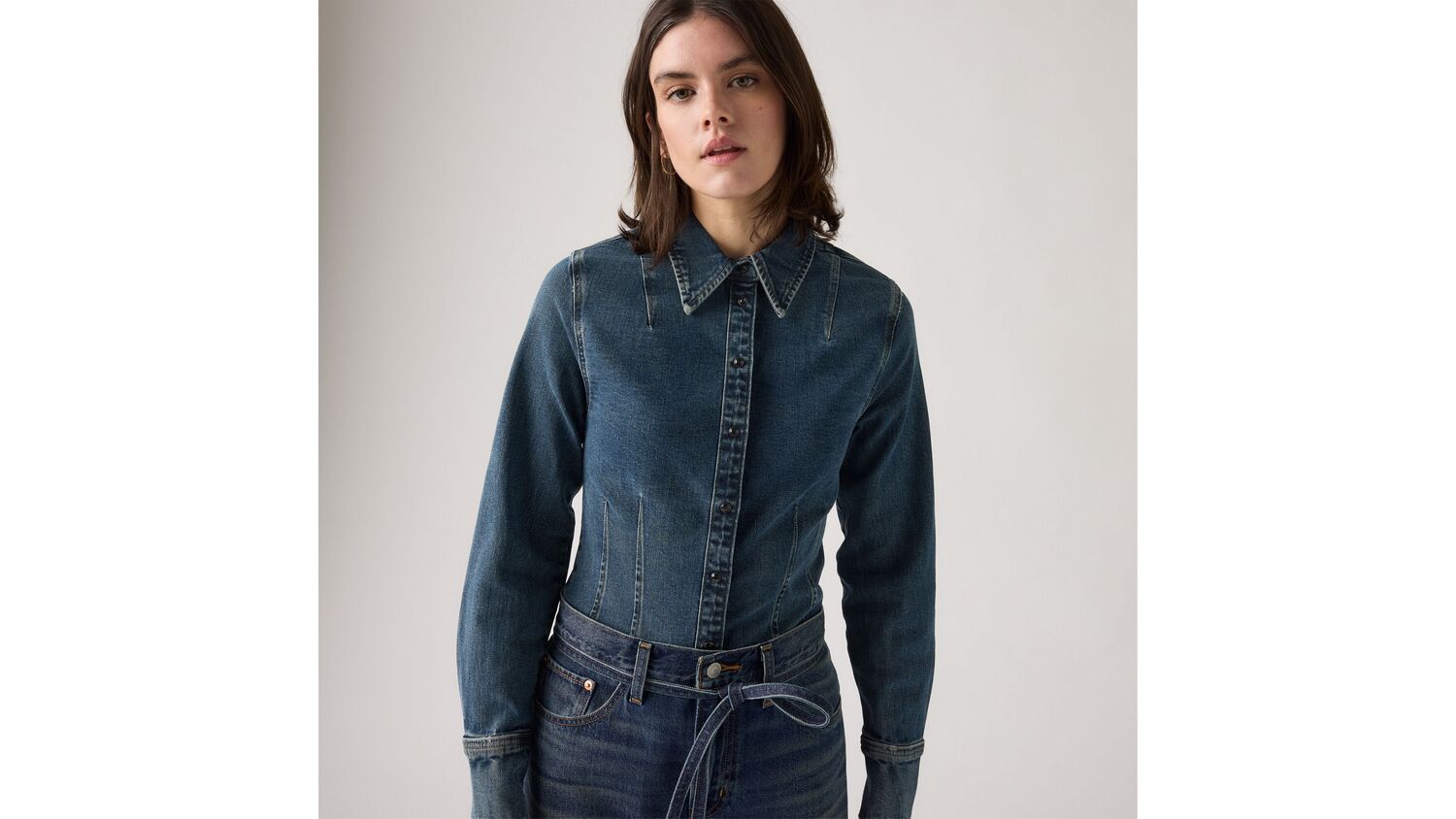 Рубашка с длинным рукавом Levi's, Dolly Pardon Me - Dark Wash
Рубашка с длинным рукавом Levi's, Dolly Pardon Me - Dark Wash