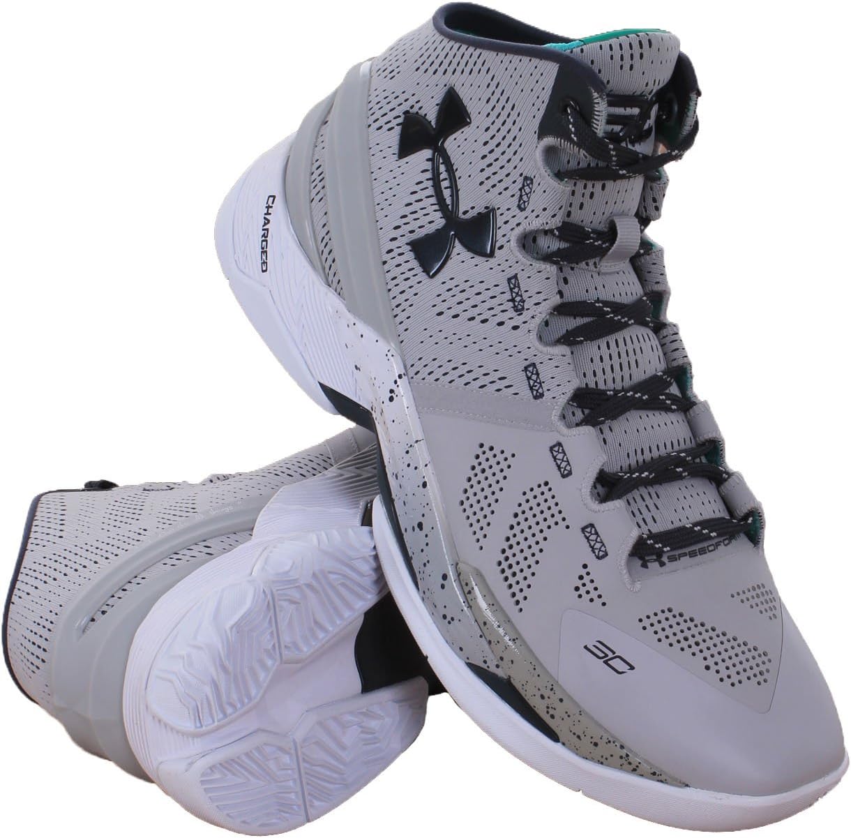 Under Armour мужские баскетбольные кроссовки Curry Two, Gray Storm/White
Under Armour мужские баскетбольные кроссовки Curry Two, Gray Storm/White