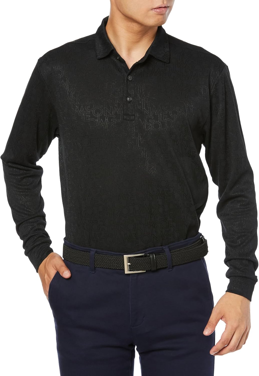 Мужская жаккардовая рубашка-поло с длинным рукавом Edwin Golf, черный
Мужская жаккардовая рубашка-поло с длинным рукавом Edwin Golf, черный