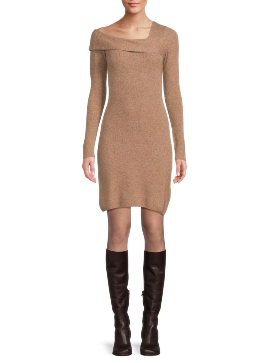 Платье-свитер мини-кроя на одно плечо из шерстяной смеси Naadam, желто-коричневый
Платье-свитер мини-кроя на одно плечо из шерстяной смеси Naadam, желто-коричневый