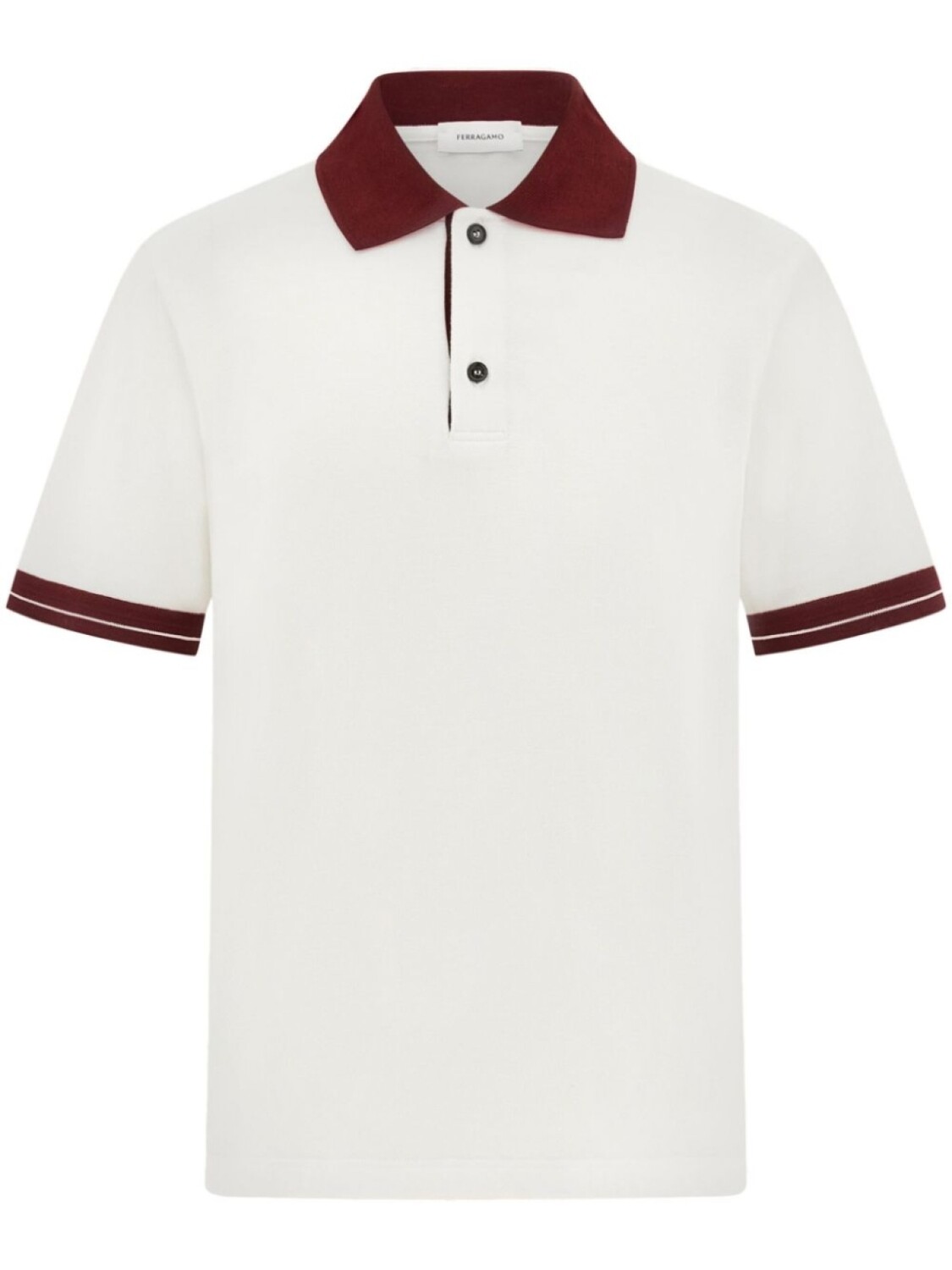 Рубашка поло с вышитым логотипом Ferragamo, белый
Рубашка поло с вышитым логотипом Ferragamo, белый