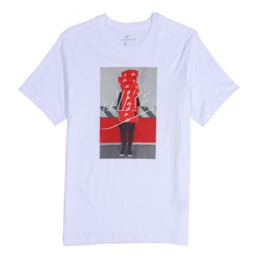 Футболка спортивная с принтом повседневные спортивные с коротким рукавом Nike, белый
Футболка спортивная с принтом повседневные спортивные с коротким рукавом Nike, белый