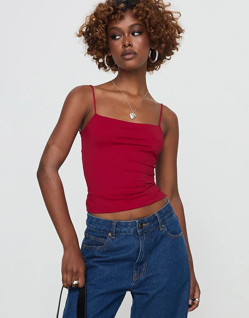 Топ принцессы Полли Элиссы с квадратным вырезом и завязками на спине, красный
Топ принцессы Полли Элиссы с квадратным вырезом и завязками на спине, красный