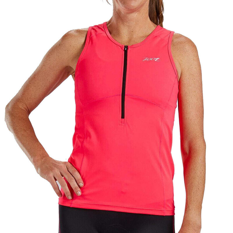 Женская майка для триатлона Triathlon Top - неоновый розовый ZOOT
Женская майка для триатлона Triathlon Top - неоновый розовый ZOOT