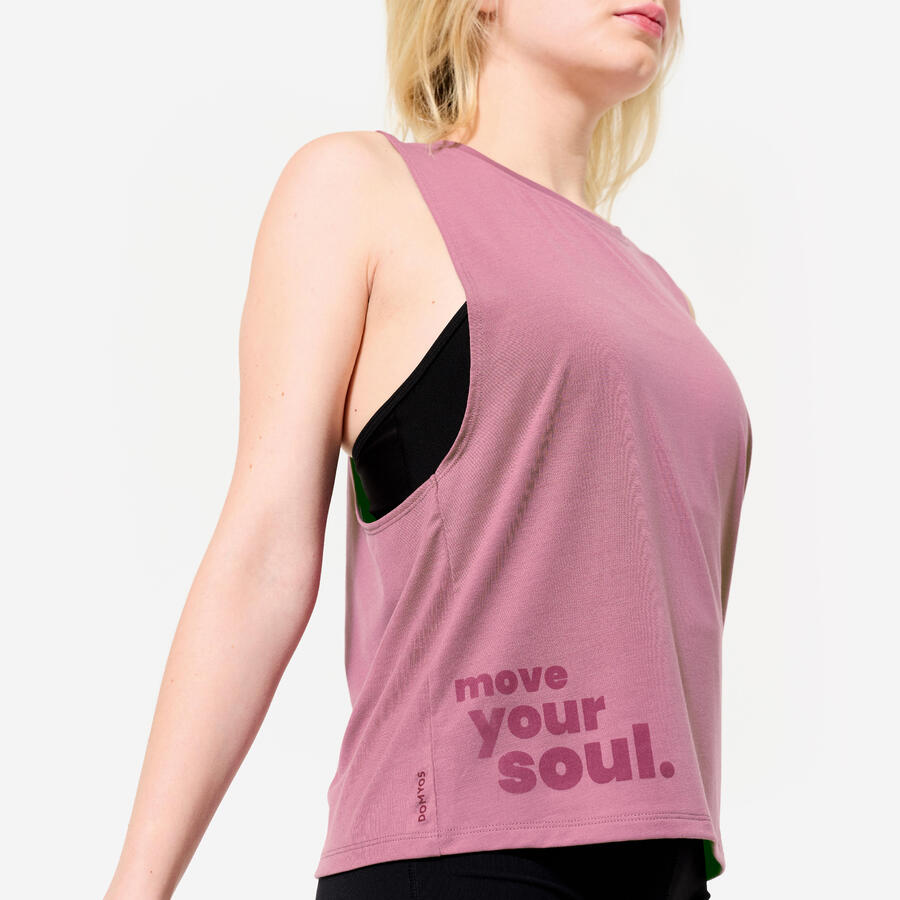 DOMYOS Женский танцевальный топ Modern Jazz с широкой проймой - фиолетовый
DOMYOS Женский танцевальный топ Modern Jazz с широкой проймой - фиолетовый