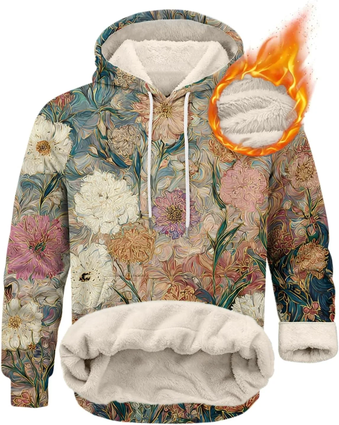 Толстовка мужская Sherpa Lined с принтом и капюшоном на шнурке FQZWONG
Толстовка мужская Sherpa Lined с принтом и капюшоном на шнурке FQZWONG