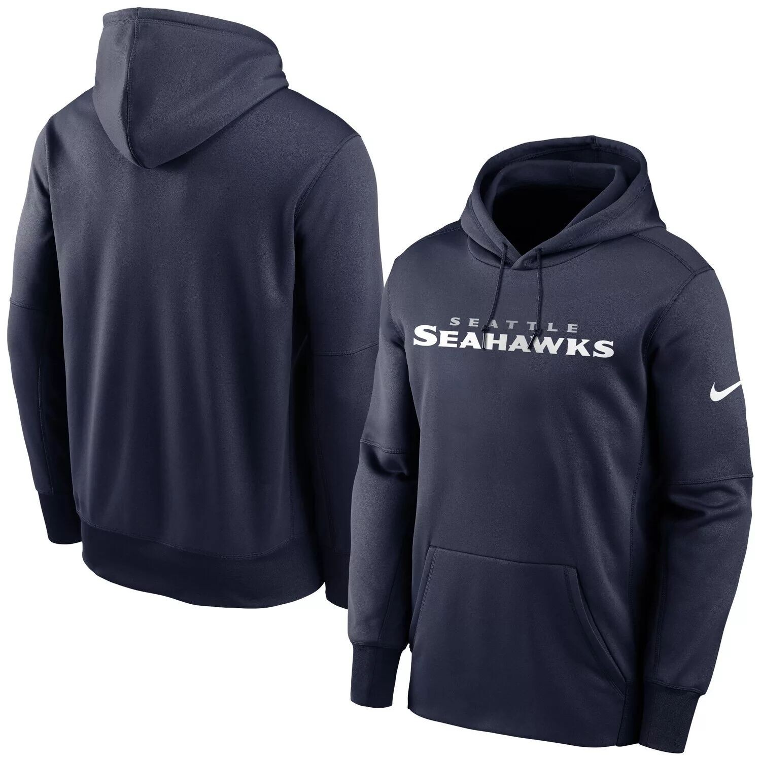 Мужской темно-синий пуловер с капюшоном Seattle Seahawks Fan Gear Wordmark Performance Nike
Мужской темно-синий пуловер с капюшоном Seattle Seahawks Fan Gear Wordmark Performance Nike
