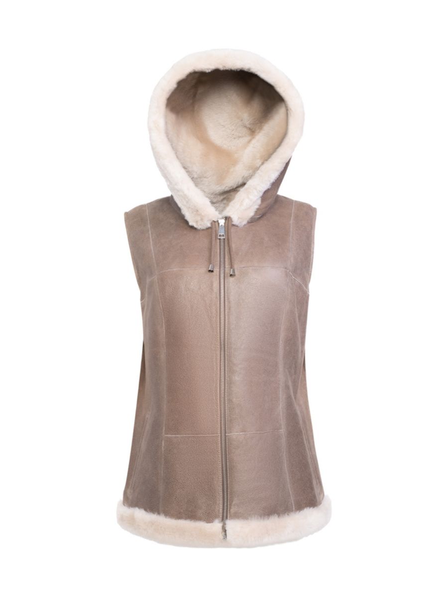 Жилет с капюшоном из овчины Made For Generations WOLFIE FURS, цвет Antique Beige
Жилет с капюшоном из овчины Made For Generations WOLFIE FURS, цвет Antique Beige