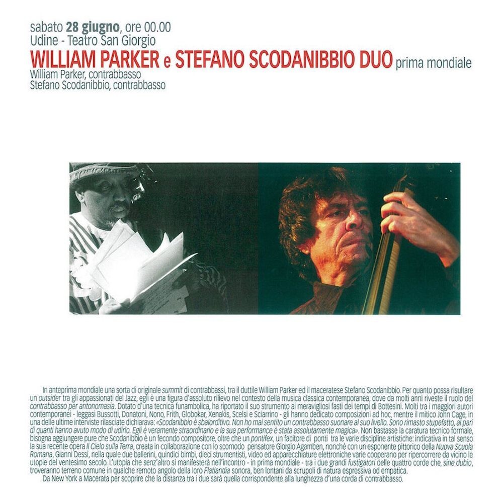 Диск CD Bass Duo - William Parker, Stefano Scodanibbio
Диск CD Bass Duo - William Parker, Stefano Scodanibbio