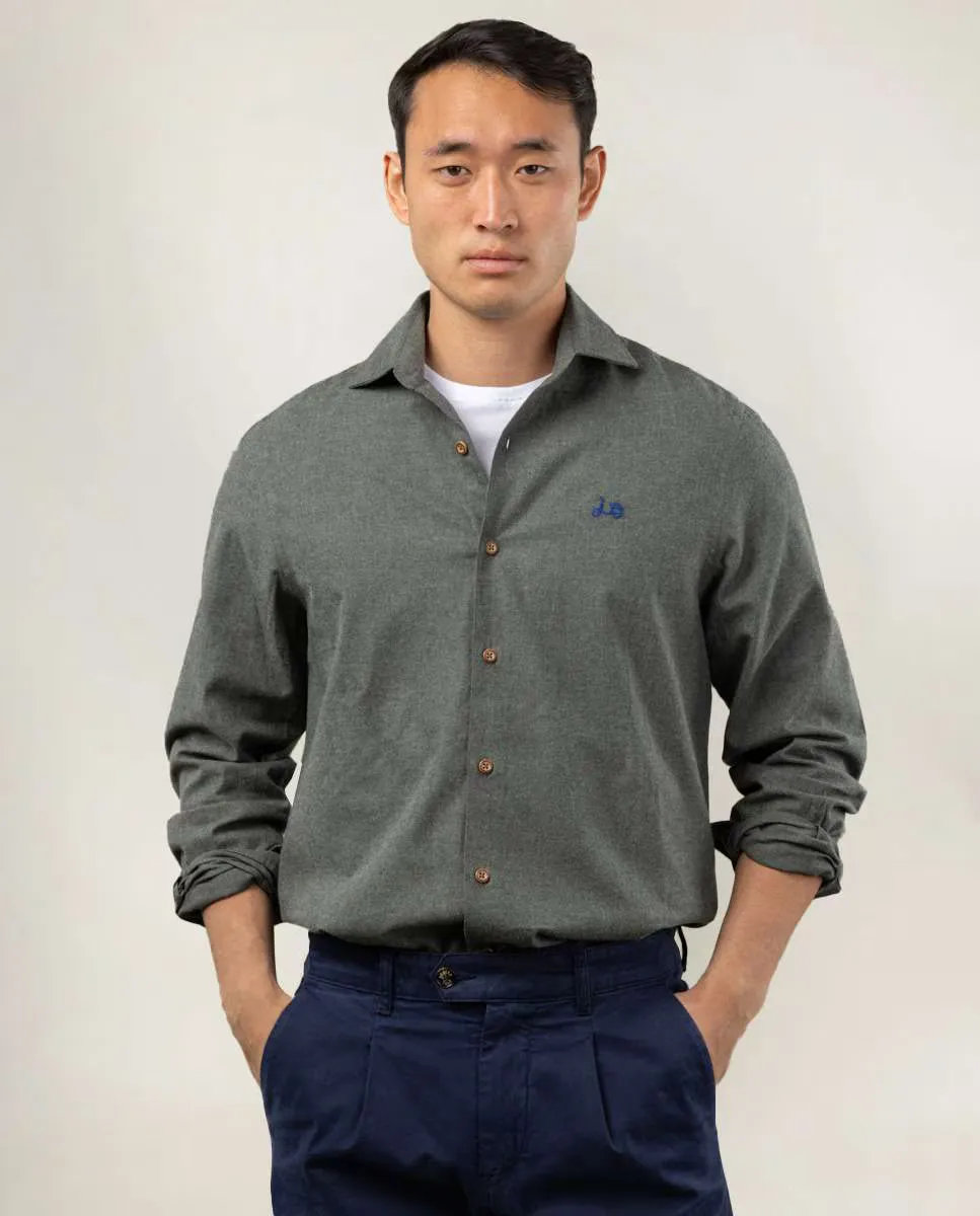 Мужская рубашка классического кроя однотонная зеленого цвета Scotta 1985, зеленый
Мужская рубашка классического кроя однотонная зеленого цвета Scotta 1985, зеленый