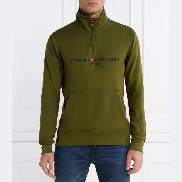 Толстовка стандартного кроя с логотипом и воротником-стойкой Tommy Hilfiger, зеленый
Толстовка стандартного кроя с логотипом и воротником-стойкой Tommy Hilfiger, зеленый