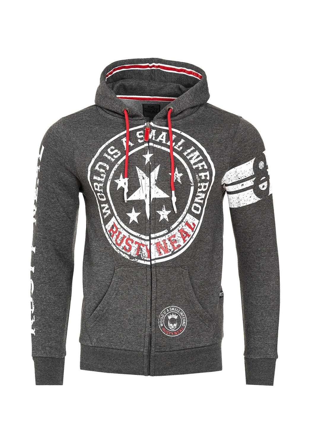 Толстовка с крутыми принтами RUSTY NEAL, антрацит
Толстовка с крутыми принтами RUSTY NEAL, антрацит